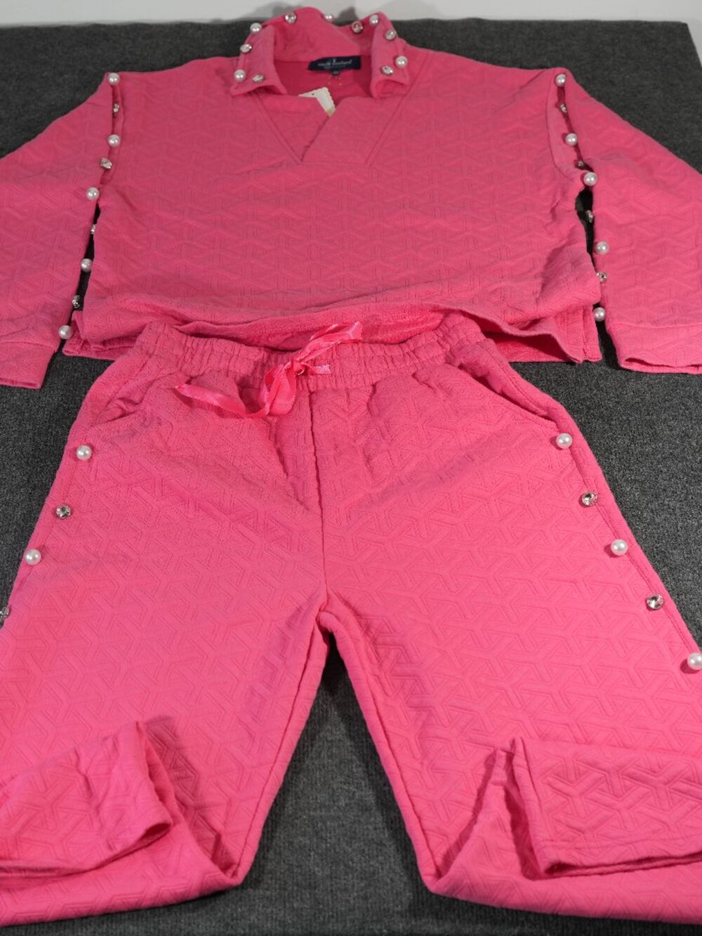 Simply Southern Women's Pink 2 Piece Loungewear Set Top & Pants Size M
